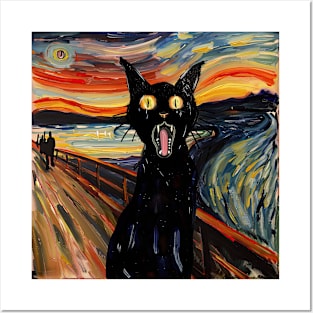 The Scream Cat Posters and Art